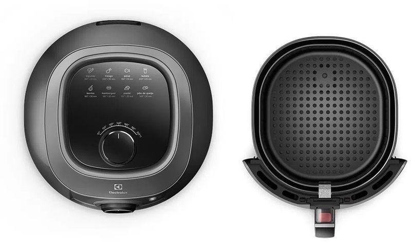 Fritadeira-Eletrica---Air-Fryer-Electrolux-Rita-Lobo-5-Litros-Family-Efficient-EAF50-Grafite-1700W-220V