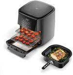 Fritadeira Elétrica / Air Fryer Electrolux Rita Lobo Oven 12 Litros Digital Experience EAF90 Grafite 110V