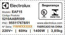 Fritadeira-Eletrica---Air-Fryer-Electrolux-Rita-Lobo-32-Litros-Efficient-EAF15-Preto-1400W-220V