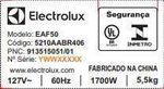 Fritadeira-Eletrica---Air-Fryer-Electrolux-Rita-Lobo-5-Litros-Family-Efficient-EAF50-Grafite-1700W-110V