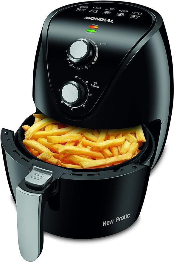 Fritadeira Elétrica / Air Fryer Mondial AF-31 3,5 Litros Preto 220V