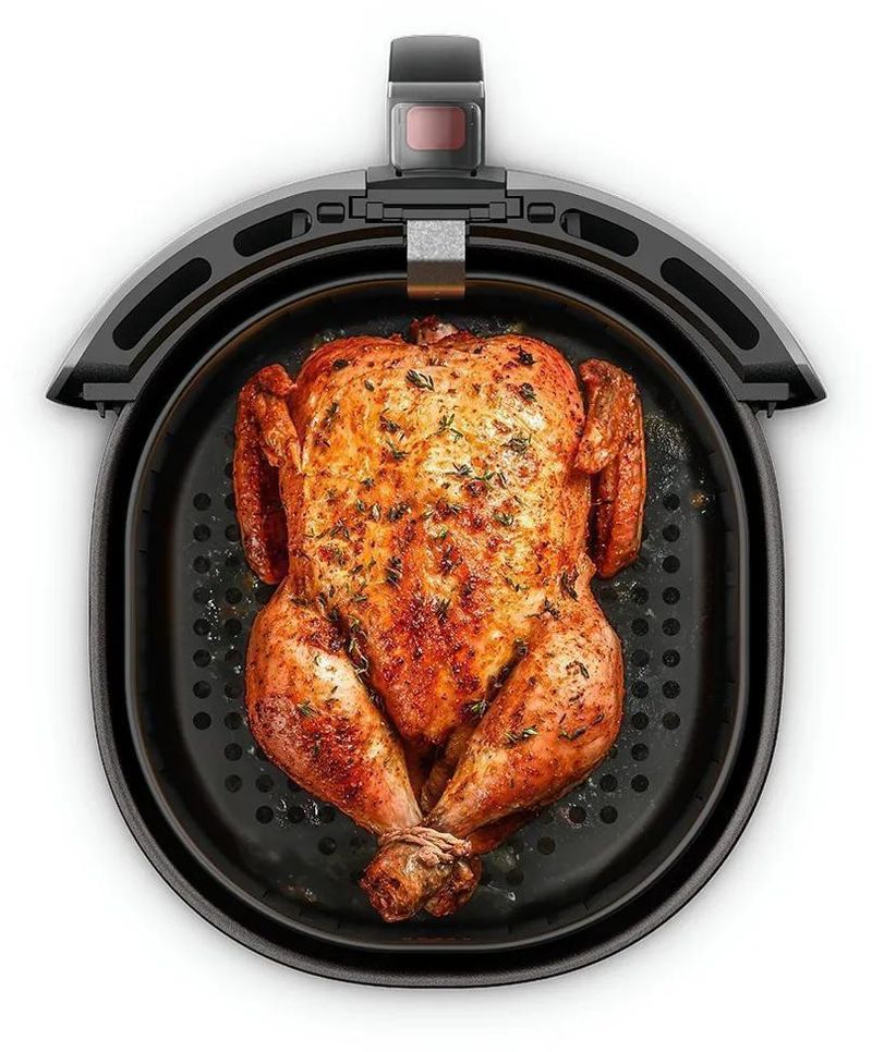 Fritadeira Elétrica / Air Fryer Electrolux Rita Lobo 5 Litros Family Efficient EAF50 Grafite 1700W 220V