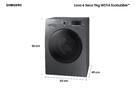 Máquina Lava e Seca Roupas Samsung WD11A 11Kg Inox 110V
