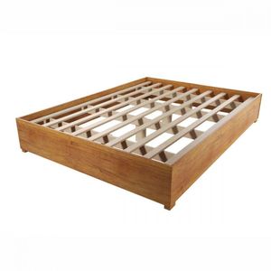 Base Cama Box Casal Imperatriz Com Pés Mel Viero Mel