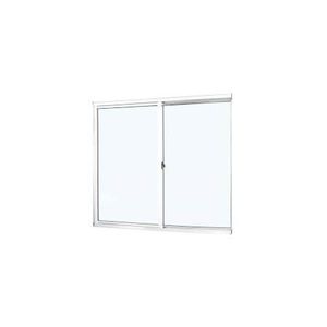 Janela WC de alumínio 02 folhas fit branca - 40x40