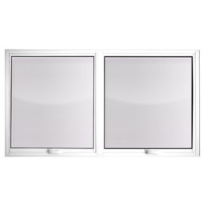 Maxim ar 2 seções em alumínio Premium Branco - 60x150