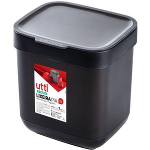 Lixeira Plástica Ordene OR45820 Fumê