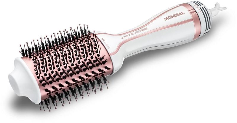 Escova-de-Cabelo-Secadora-Mondial-ES-50-Branco-e-Rose-Gold-1200W-Bivolt