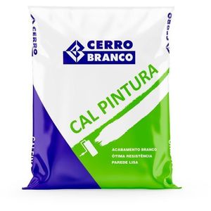 Cal Pintura Cerro Branco Com Fixador 5Kg