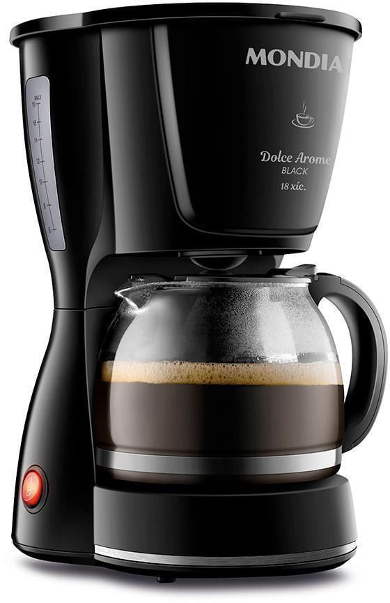 Cafeteira-Eletrica-Mondial-Dolce-Arome-C-30-18X-FB-Preto-550W-220V