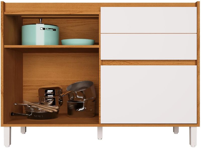 Balcao-de-Pia-120cm-1-Porta-2-Gavetas-Herval-Dakota-Freijo-Rocks-eBranco-Artico-PH3110