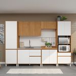 Balcao-de-Pia-120cm-1-Porta-2-Gavetas-Herval-Dakota-Freijo-Rocks-eBranco-Artico-PH3110