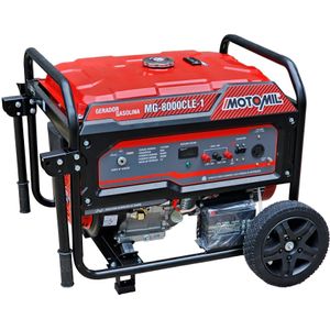 Gerador de Energia a Gasolina Monofásico Motomil MGG8000 CLE 7000W 110V / 220V