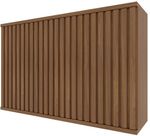 Armário Aéreo Ripado 2 Portas Paris Indekes Freijó 615436 120cm