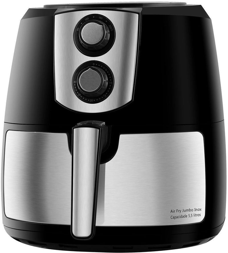 Fritadeira-Eletrica---Air-Fryer-Philco-PFR06PI-Jumbo-72-Litros-Preto-e-Inox-110V