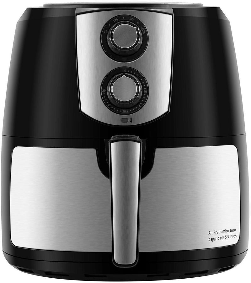 Fritadeira-Eletrica---Air-Fryer-Philco-PFR06PI-Jumbo-72-Litros-Preto-e-Inox-110V