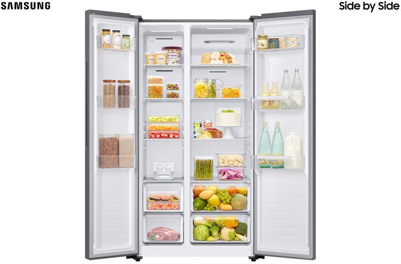 Geladeira---Refrigerador-Samsung-RS52B3000M9BZ-Frost-Free-490-LitrosInverter-Inox-220V