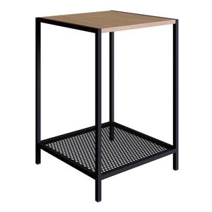 Mesa Lateral Quadrada 40x40cm Est Aço York Artesano
