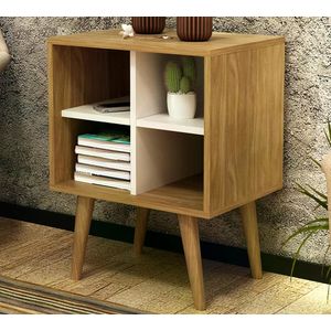 Mesa de Apoio Lateral 04 Nichos E1720 Tecno Mobili