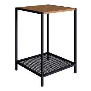 Mesa Lateral Quadrada 40x40cm Est Aço York Artesano