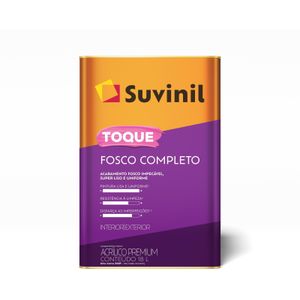 Tinta Acrílica Suvinil Toque Fosco Completo Algodão Egípcio IP33 18 Litros