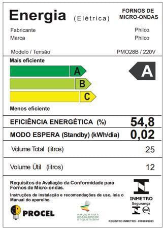 Forno-Microondas-Philco-PMO28B-25-Litros-Branco-220V