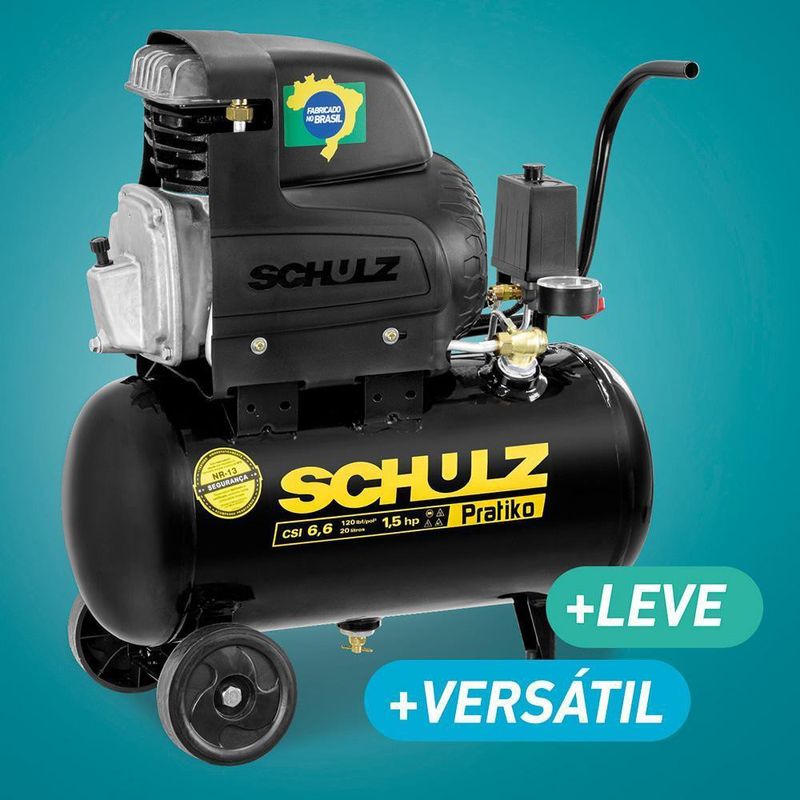 Compressor de Ar Schulz Pratiko CSI 6,6/20L 1,5HP 220V-ns_196702_2