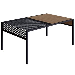 Mesa de Centro 80cm Est Aço York Artesano