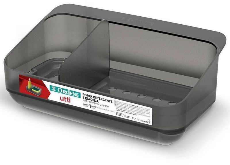 Porta-Detergente-e-Esponja-Ordene-OR45920-Fume