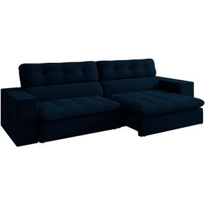 Sofa Retratil E Reclinavel 3 Lugares 246 cm Eldorado SL 953 Veludo Moll