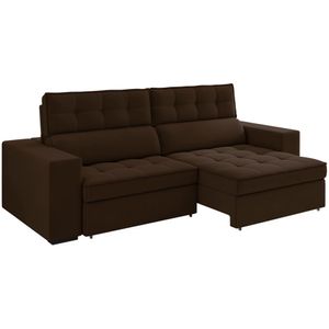 Sofa Retratil E Reclinavel 3 Lugares 218 cm Evidence Veludo Moll