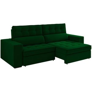 Sofa Retratil E Reclinavel 3 Lugares 218 cm Evidence Veludo Moll