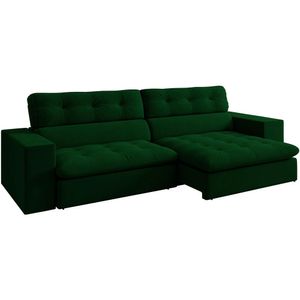 Sofa Retratil E Reclinavel 3 Lugares 218 cm Eldorado SL 946 Veludo Moll