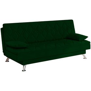 Sofa Cama 3 Lugares 193 cm Eva Veludo Moll