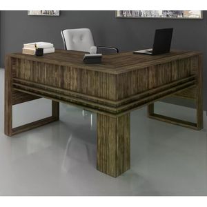 Mesa Escrivaninha Angular Para Escritorio ME4145 Tecno Mobili