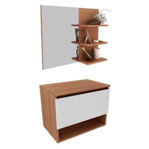 Conjunto Para Banheiro Gabinete E Espelheira BN3606x08 Tecno Mobili