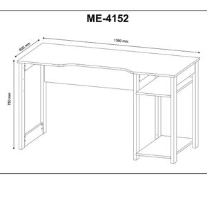 Mesa Para Computador Gamer ME4152 Tecno Mobili