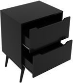Balcão Gabinete Tecno Mobili para Banheiro com 2 Gavetas BN3639 Preto