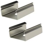 Presilha Para Perfil Taschibra 9X24Mm Com 2 Peças Branco