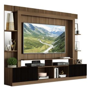 Estante TV 65" Prateleiras c/ Espelho Oslo Multimóveis V3393