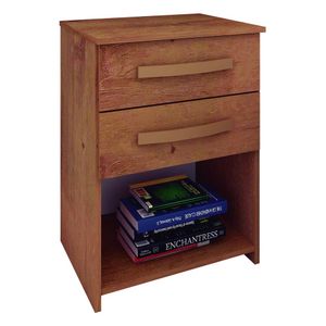 Mesa de Cabeceira com 2 Gavetas Multimóveis CR35151
