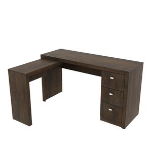 Escrivaninha/Mesa Escritório de Canto Multimóveis CR25011 Rústica