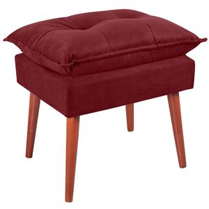 Puff Puf Opall Pes Palito 55x40cm Suede MPassos