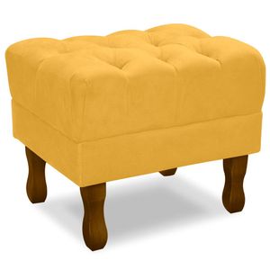 Puff Puf Retro Capitone 52x44cm Suede MPassos