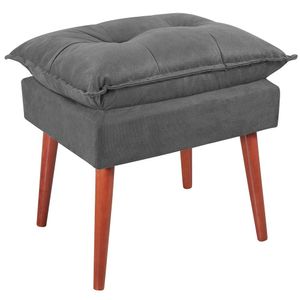 Puff Puf Opall Pes Palito 55x40cm Suede MPassos