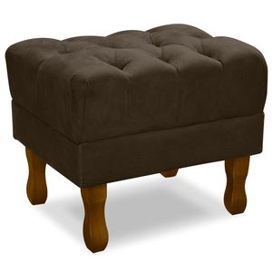 Puff Puf Retro Capitone 52x44cm Suede MPassos
