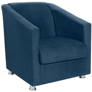 Poltrona Decorativa Bia Suede MPassos.