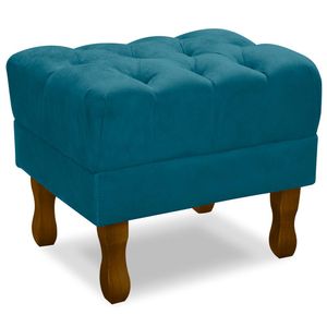 Puff Puf Retro Capitone 52x44cm Suede MPassos