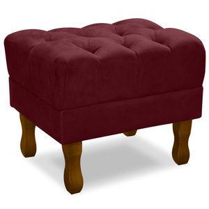 Puff Puf Retro Capitone 52x44cm Suede MPassos