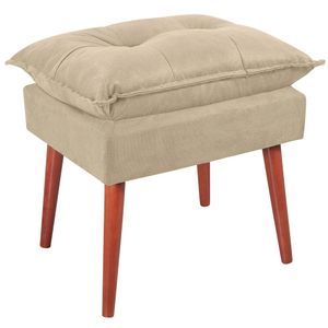 Puff Puf Opall Pes Palito 55x40cm Suede MPassos